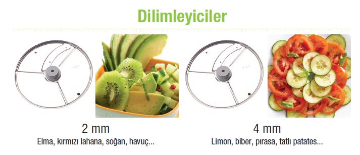 ROBOT COUPE CL 30 Bistro Sebze Doğrama Makinesi İçin 8 Disk Paketi, ESSENTIAL-8 DISK